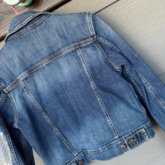 Cat & Jack Girls Medium Jean Jacket - Picture 9 of 9